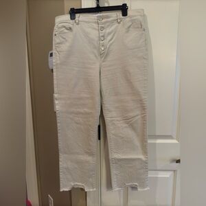 Loft Women’s High Rise Straight Jeans (Size: 16)